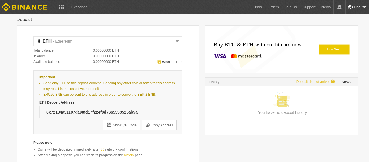how to convert to bnb to ethereum in ethereum wallet