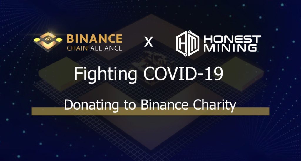 Honest Mining Join Binance Alliance on Fighting Covid 19