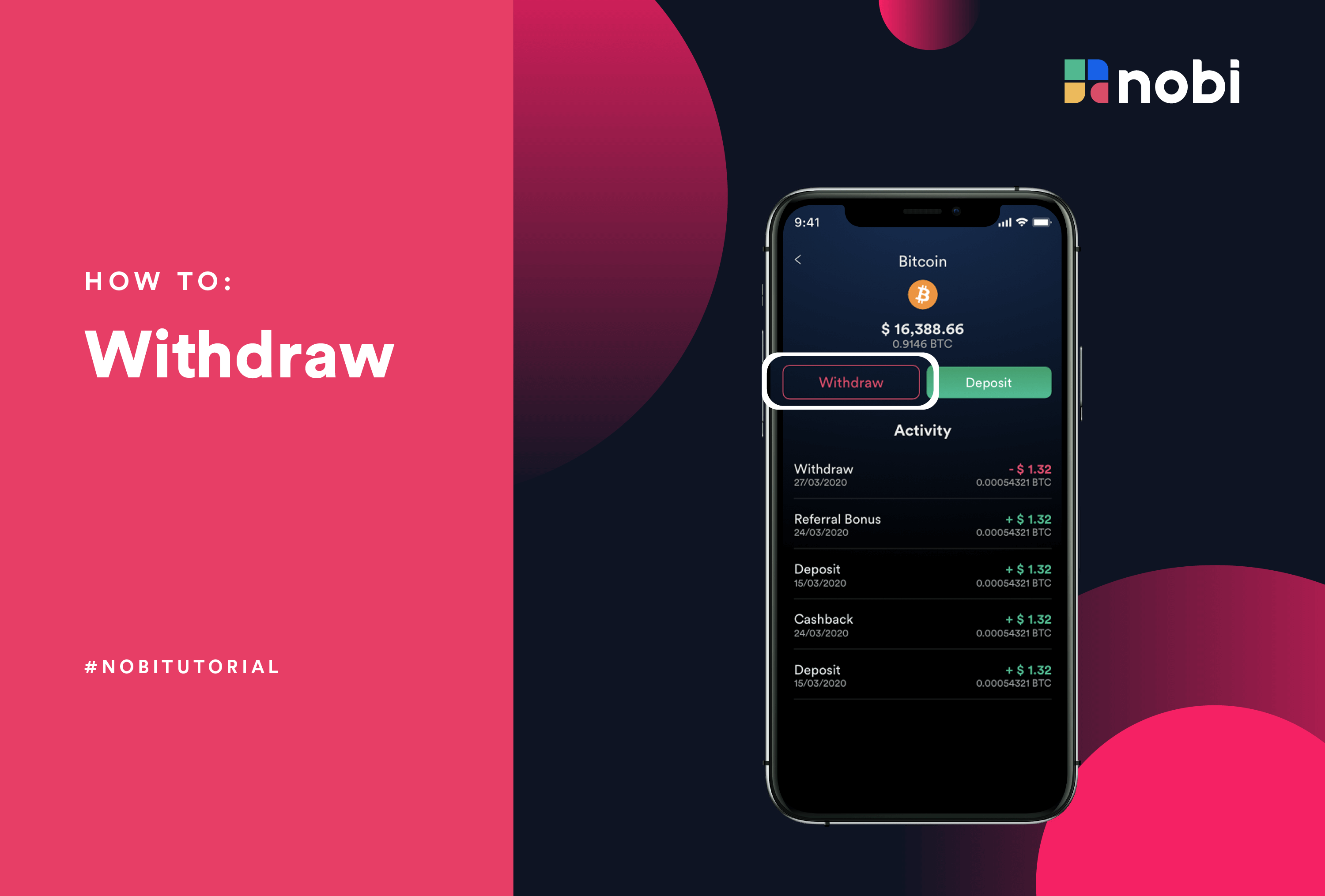 How To Withdraw Your Crypto Assets In NOBI - Nobi Newsroom